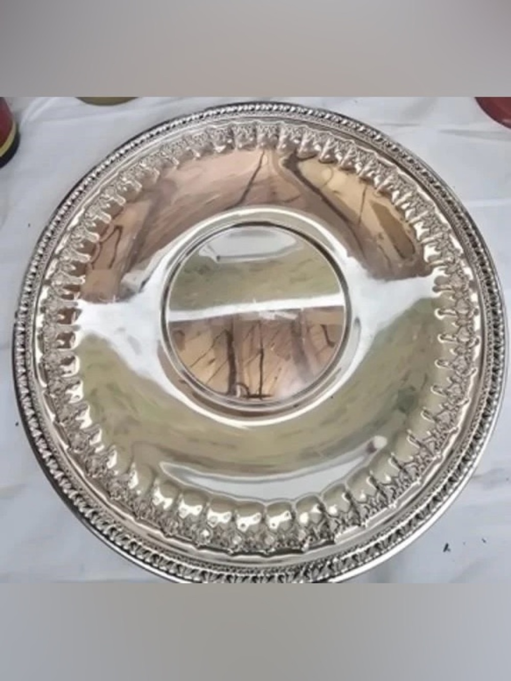 Riviera (Silverplate, Hollowware) by REED & BARTON Sandwich Tray
